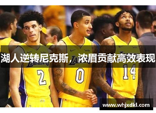 湖人逆转尼克斯，浓眉贡献高效表现